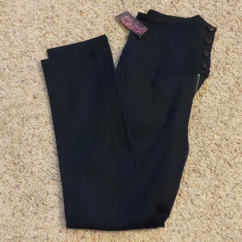 RockSteady Black High Waist Jeans